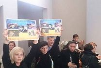 Разгон акции солидарности с Евромайданом в Москве