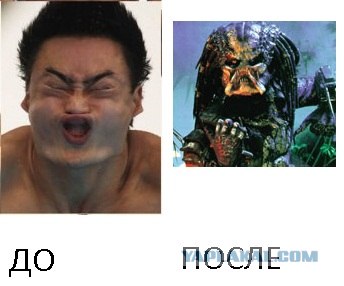 Лица прыгунов в воду