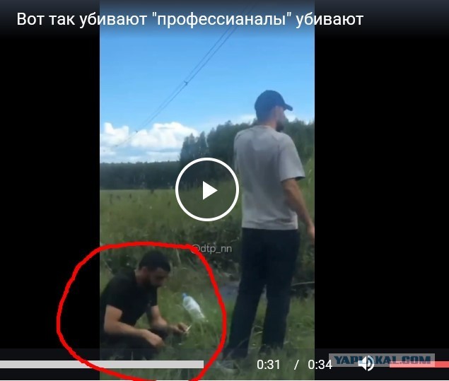 Вот так убивают "профессианалы"