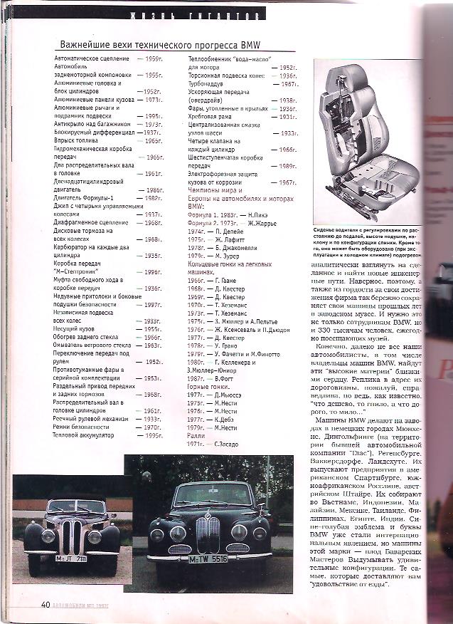 Журнал автомобили - ИЮЛЬ 1997