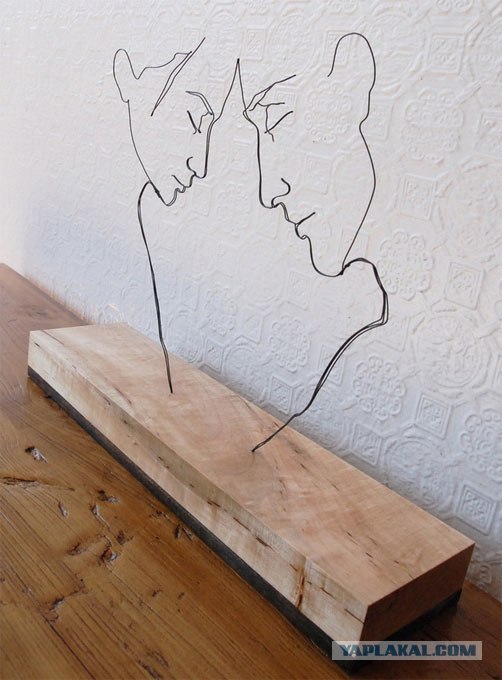 Скульптуры из проволоки Гевина Ворта