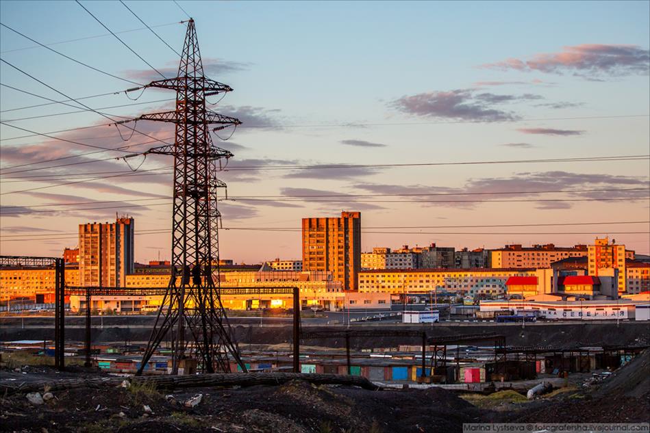 Норильск полярный день