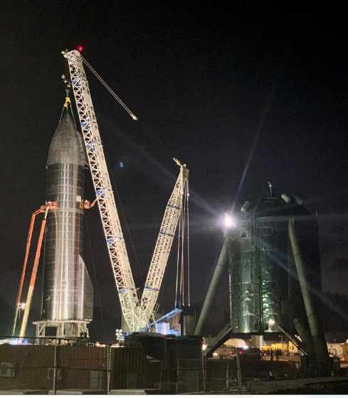Прототип Starship SN8 приобретает более–менее законченный вид