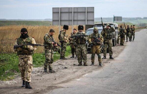 На окраине Славянска началась перестрелка