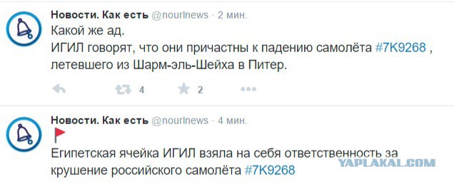 В Египте разбился российский пассажирский самолет, Airbus-321 "Когалымавиа"