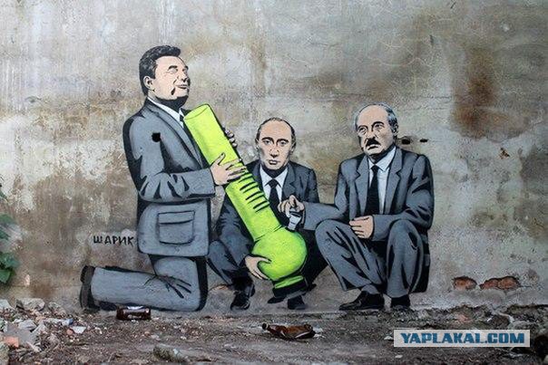 Шарик. Уличный художник из Симферополя.