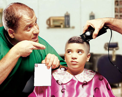 Фотожаба: в парикмахерской