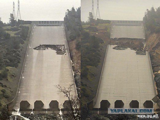 Понеслась плотина, пока Орвилль