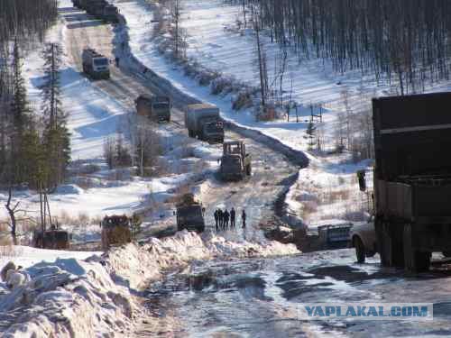 Зимники Якутии и Иркутской области. Весна 2011 года