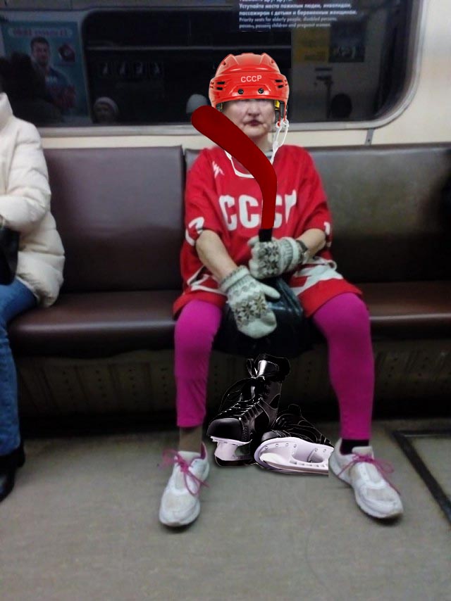 Модники из российского метрополитена