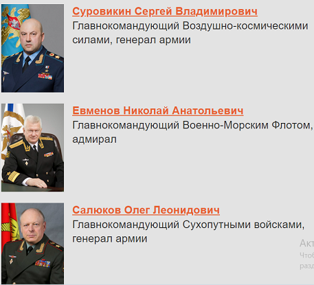 Генерал Суровикин освобожден от должности командующего ВКС России