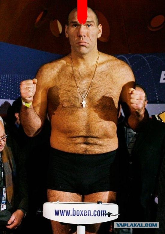 Валуев на взвешивании - ЖАБИМ!