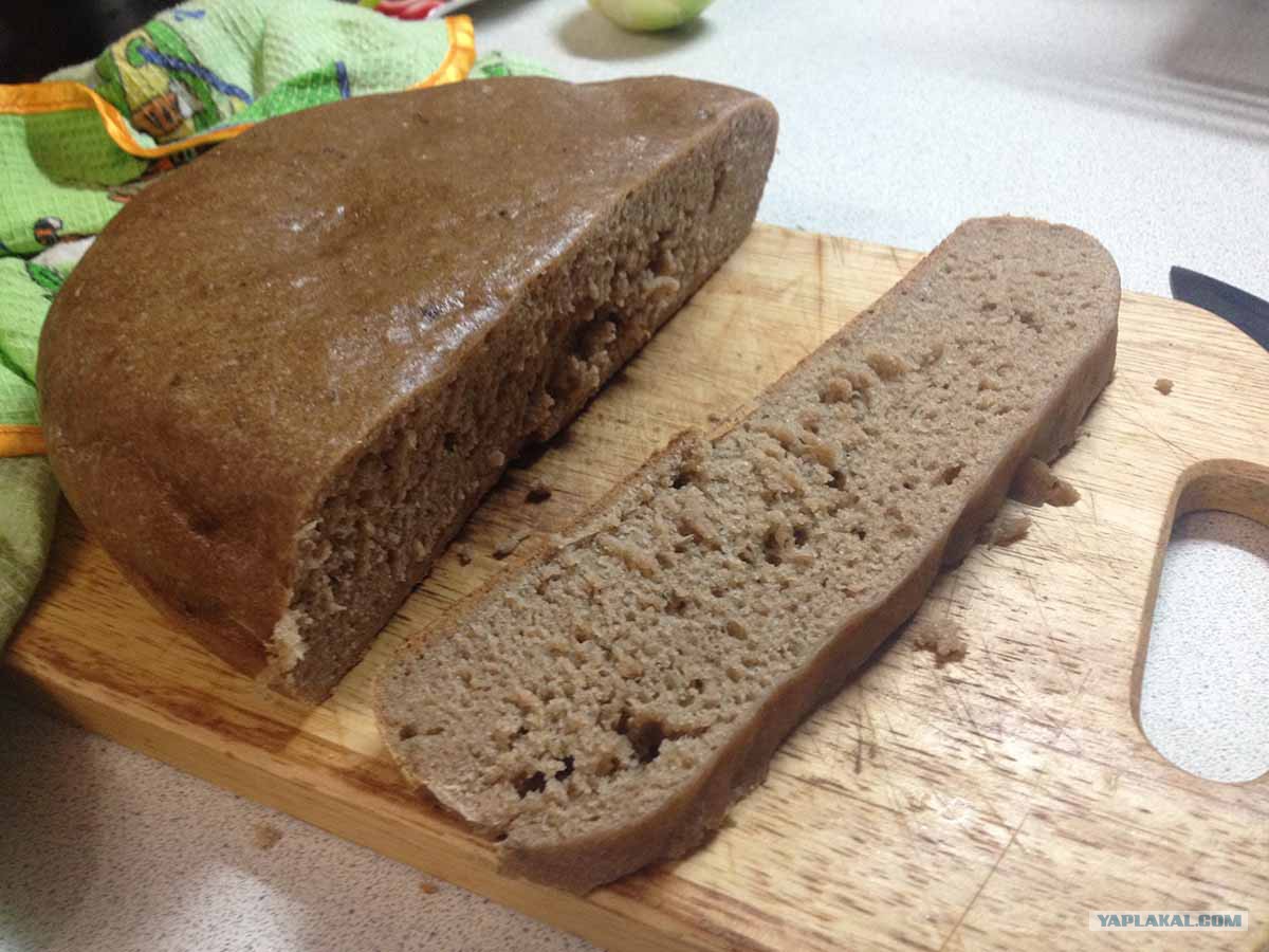 Вкусный черный хлеб в духовке