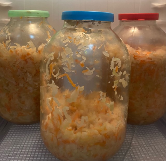 Квашеная капуста.