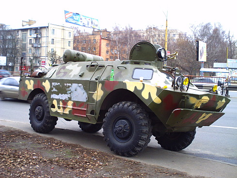 БРДМ на улицах Киева