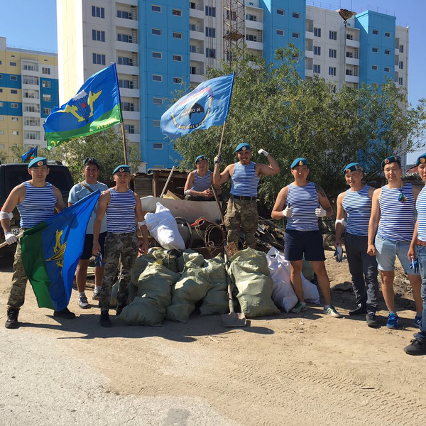 Вот так в Якутске прошел день ВДВ 2017