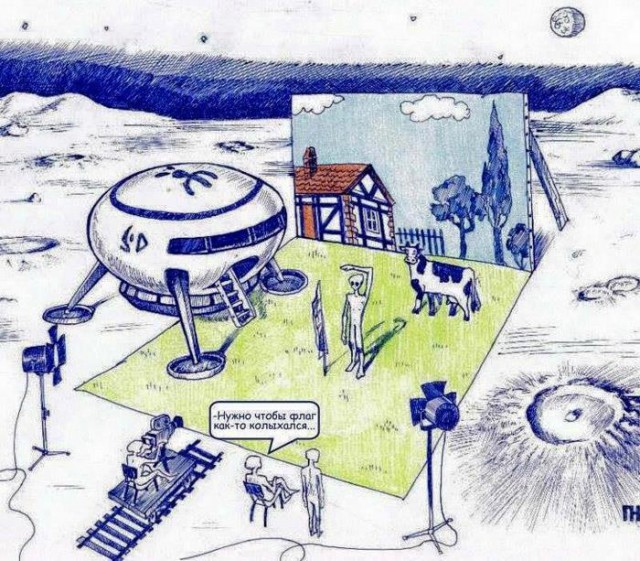 Американцы были на Луне?! Ложь НАСА в фотографиях