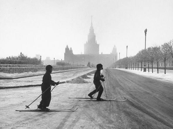 Москва зимой: давно минувшие годы