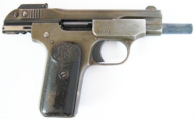 Пистолет Colt Model 1903 Pocket Hammerless - шедевр оружейной эстетики.