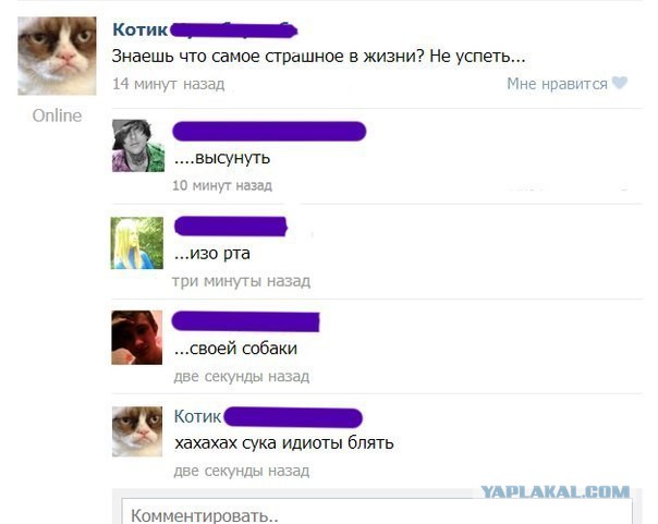 Смешные комментарии из социальных сетей