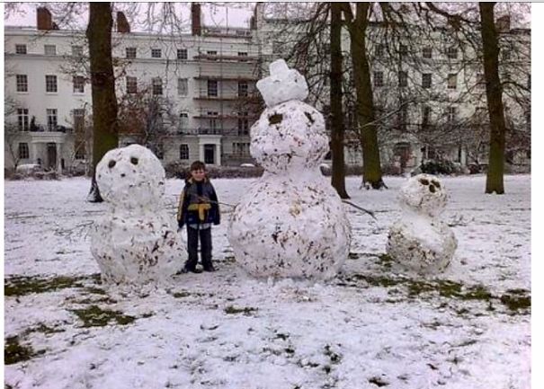 Немного снеговиков Вам !