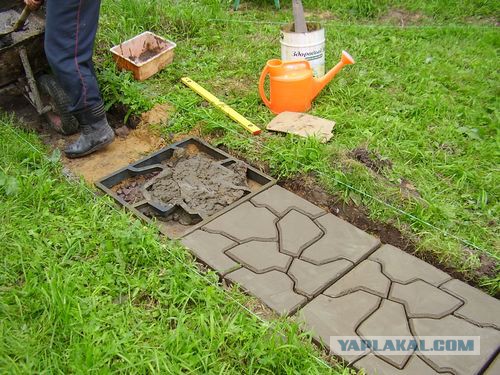 Как сделать садовую декоративную дорожку когда лень