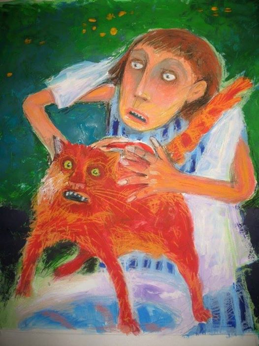 Кот, тем не менее, совершенно распустился, к зиме оброс бородой и где-то потерял совесть