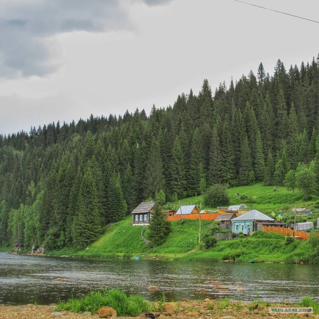 Деревня горы Пермский край