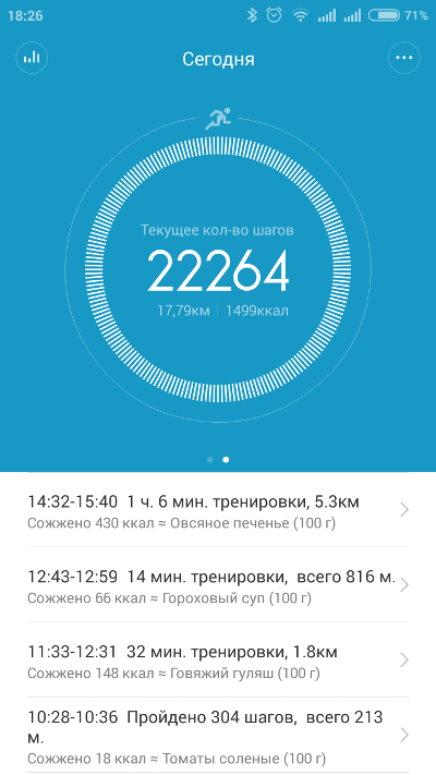 Мой фитнес трекер