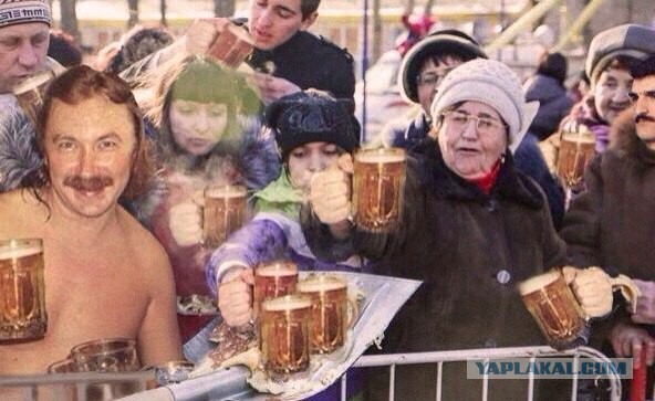 Празднование масленицы в Ставрополе.