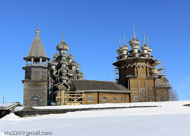 Зимой в Кижи