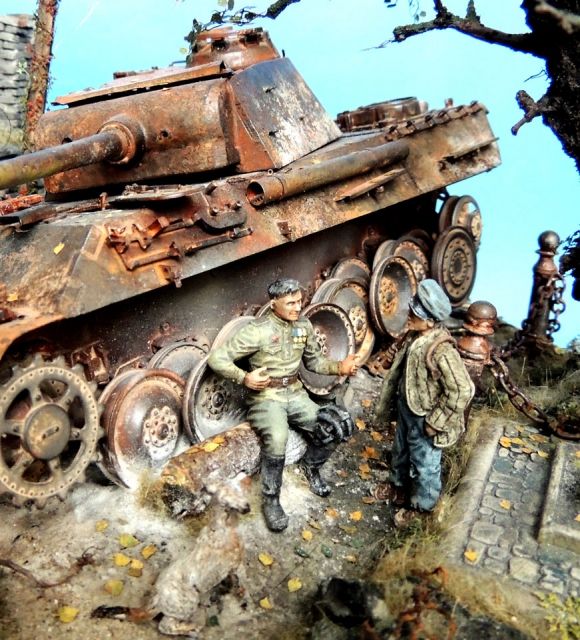 Диорама "Наступление в Арденнах"