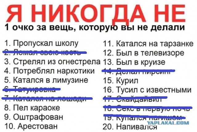 А сколько баллов у тебя?