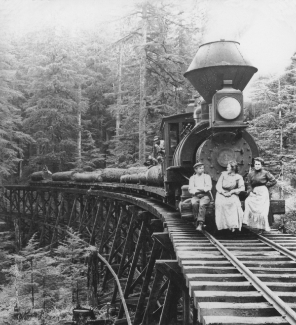 Деревянные железнодорожные эстакады