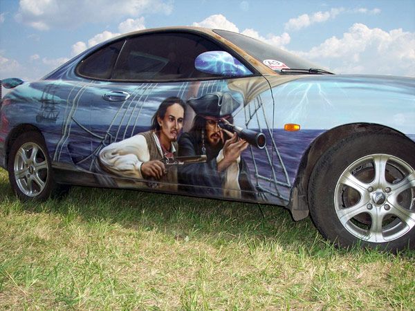 Аэрография автомобиля