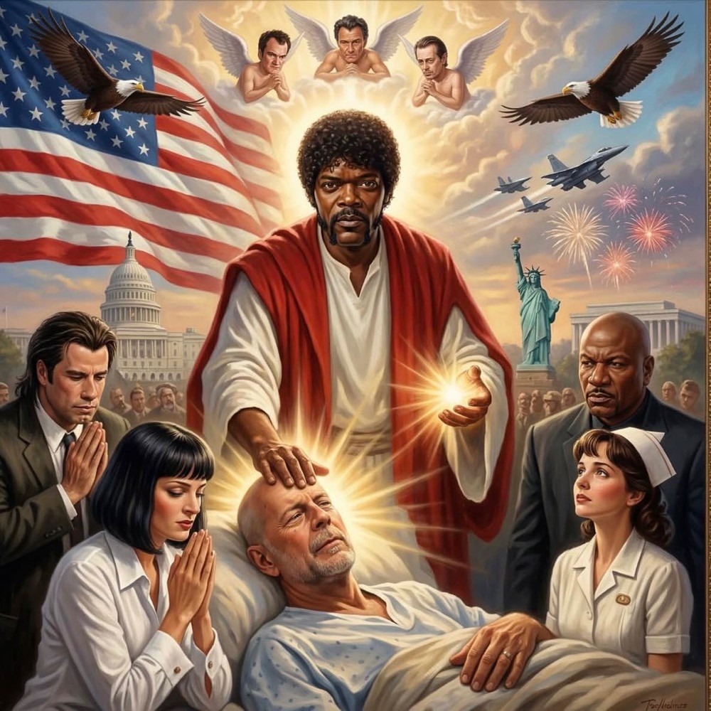 Тарантино News в Х опубликовали картинку