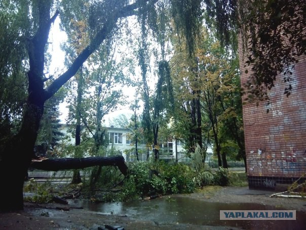 Ночной ураган в Днепропетровске, 24.09.2014.