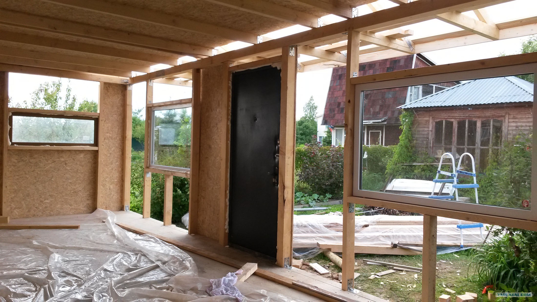 Веранда из осб панелей