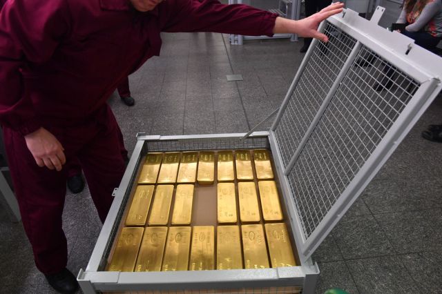 Хотите узнать как выглядит золотой запас России?