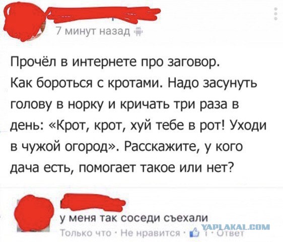 Борьба с кротами