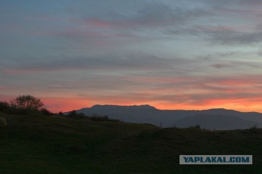 Закат в горах