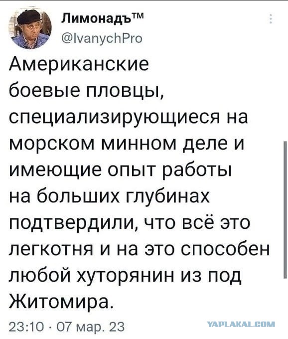 Американцы предоставили доказательства причастности Украины к взрыву северных потоков