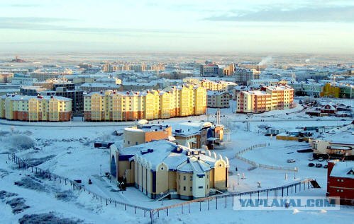 Салехард с высоты птичьего полета