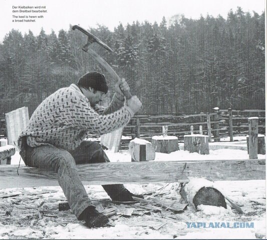 Реконструкция древнеславянской ладьи