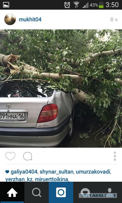 Непогода в Казахстане