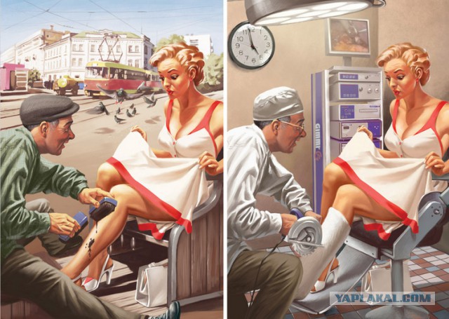 PIN-UP искусство Russian style