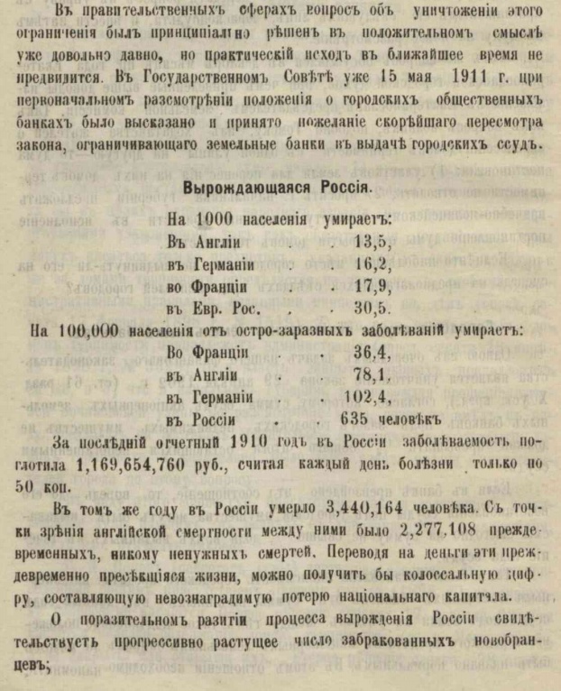 Не доживали до 30 лет. Какова была смертность в царской России.