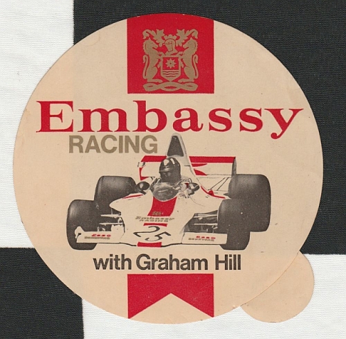 Formula 1: история команды Embassy Racing with Graham Hill