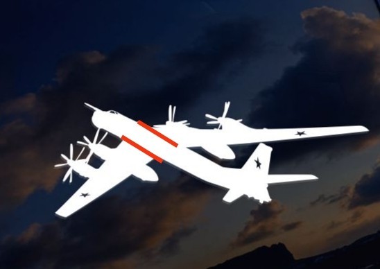 В какую сторону летит ТУ-95¿