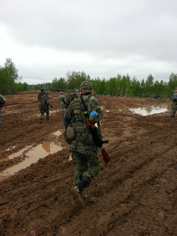Шестые сутки на броне на полигоне в Алабино